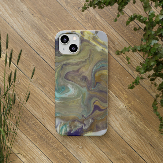 Biodegradable Phone Cases - Abstract Paint Pour